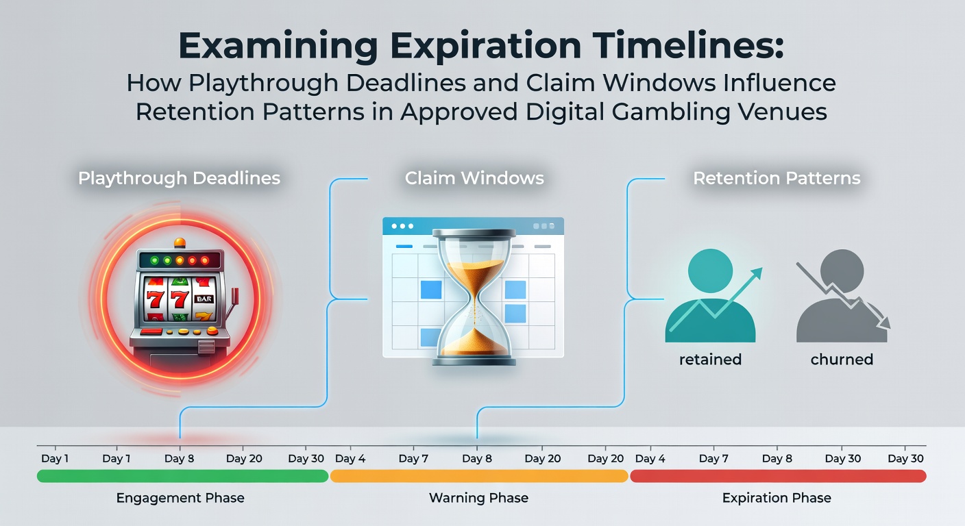 Chart showing playthrough deadline impacts on user retention in digital gambling platforms