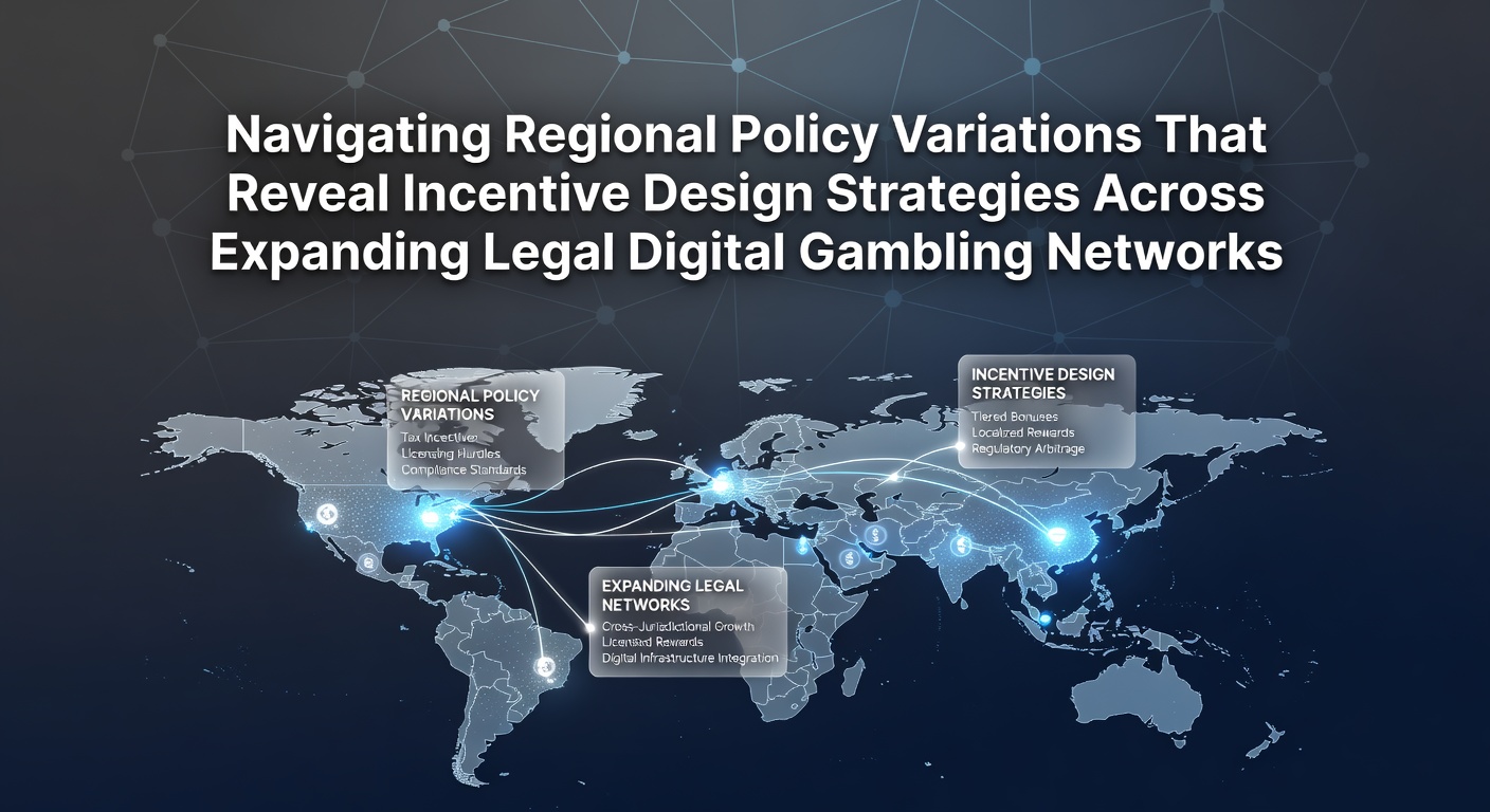 Map illustrating regional policy variations in digital gambling networks across multiple jurisdictions
