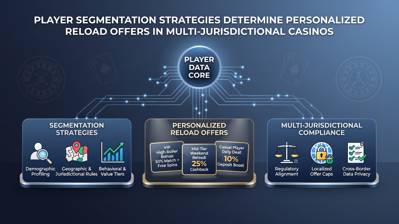 Mobile casino app interface displaying a personalized reload bonus notification
